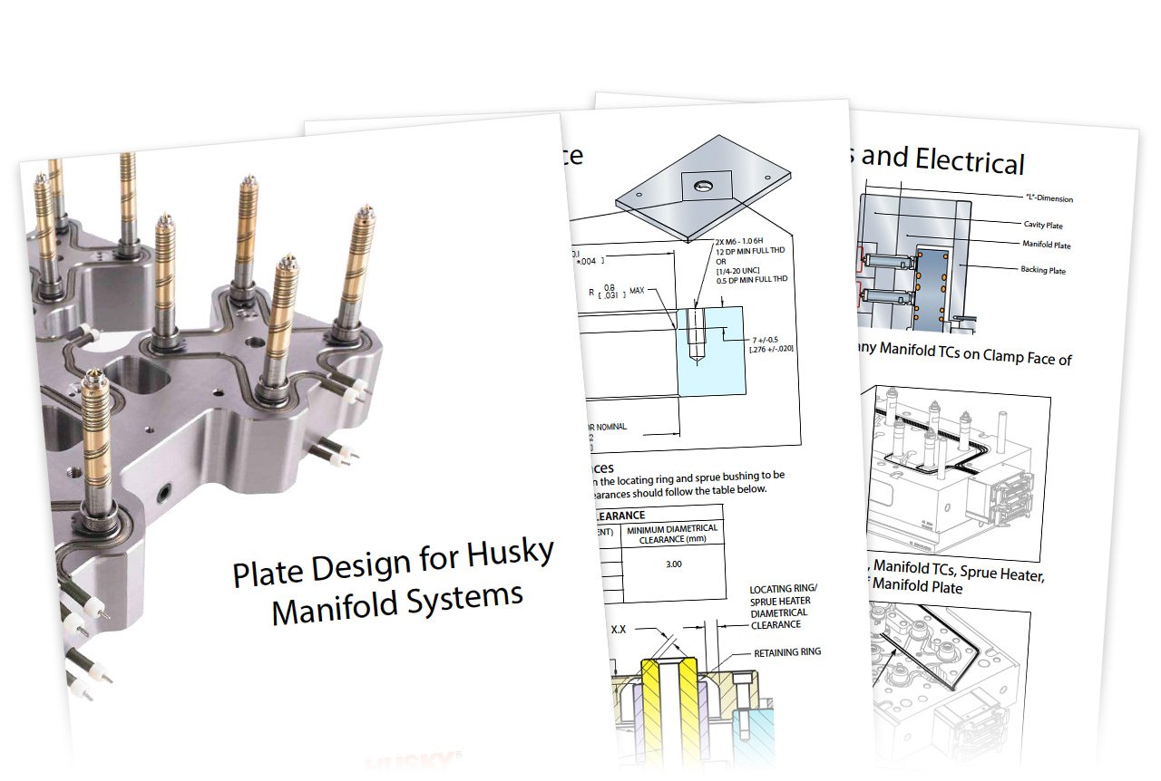 Husky Manifold Systems guide, CAD designs and system diagrams.