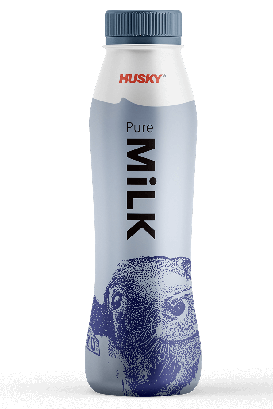 An environmentally responsible milk packaging bottle