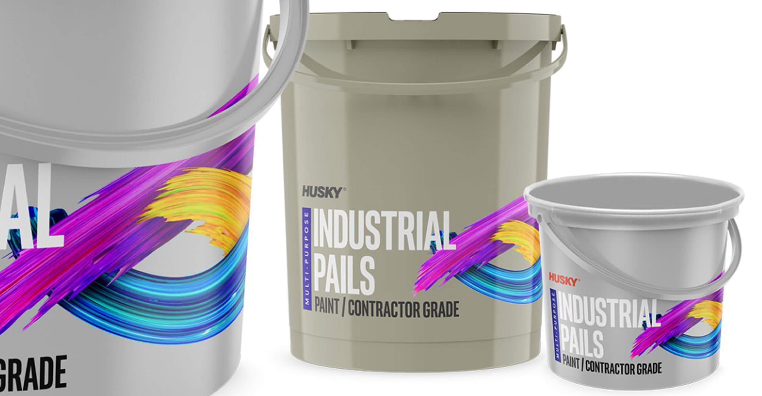 Industrial pails with Husky’s Multi-layer solutions