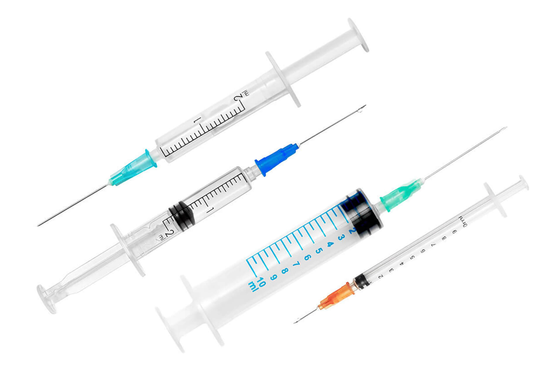 Syringes manufactured using medical plastic molding