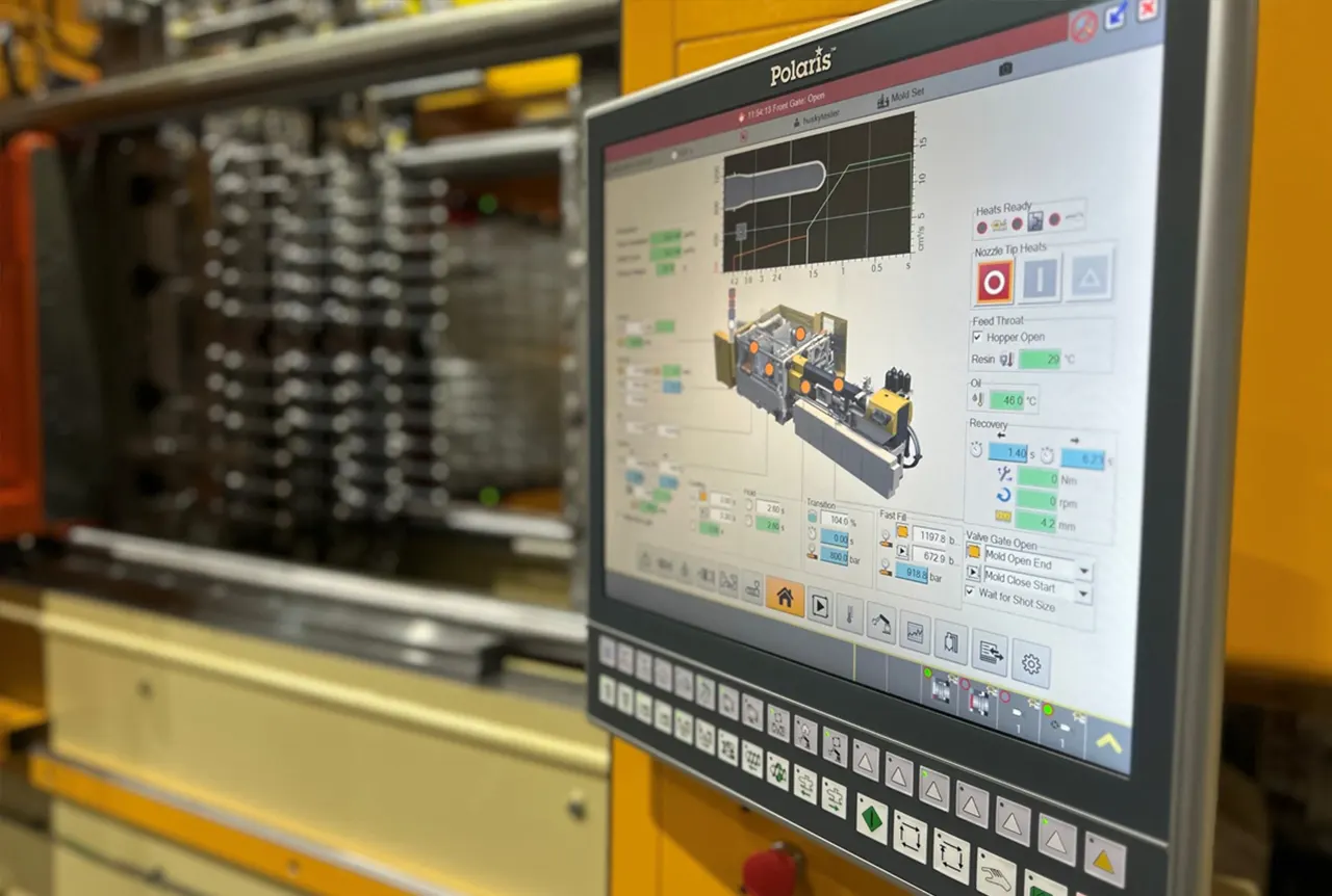 PET preform molding machines from Husky Technologies